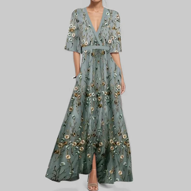 Cyflymder  Print Midi Dr for Women with Giant Hemline And Belt Loose Fit Sve Semi Casual Perfect Gift Ideal Cotail Dr...