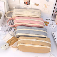 Cyflymder  Large Capacity Pencil Case Kawaii Stationery Pen Case Trousse Transparent Pencilcase School Supplies Estuche Escolar Pencil Box