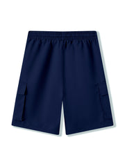 Cyflymder  Men s Lightweight Quick Dry Cargo Shorts with Elastic Waistband and Multiple Pockets for Outdoor Activities