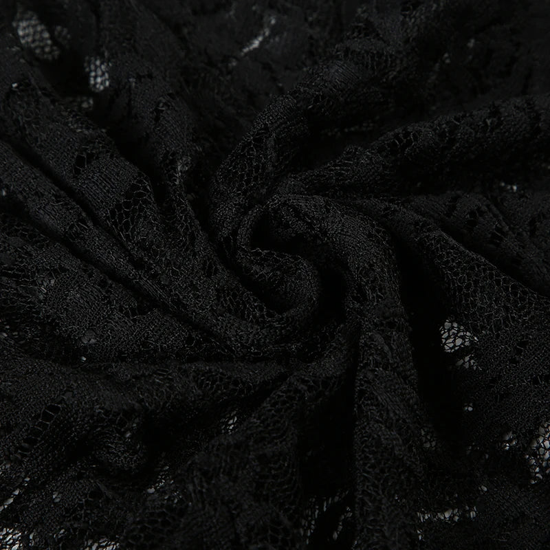 Cyflymder  Holiday Hollow Out Lace Trumpet Dress Beach Style Backless Deep V-Neck Sleeveless Maxi Dresses For Women 2025 Summer