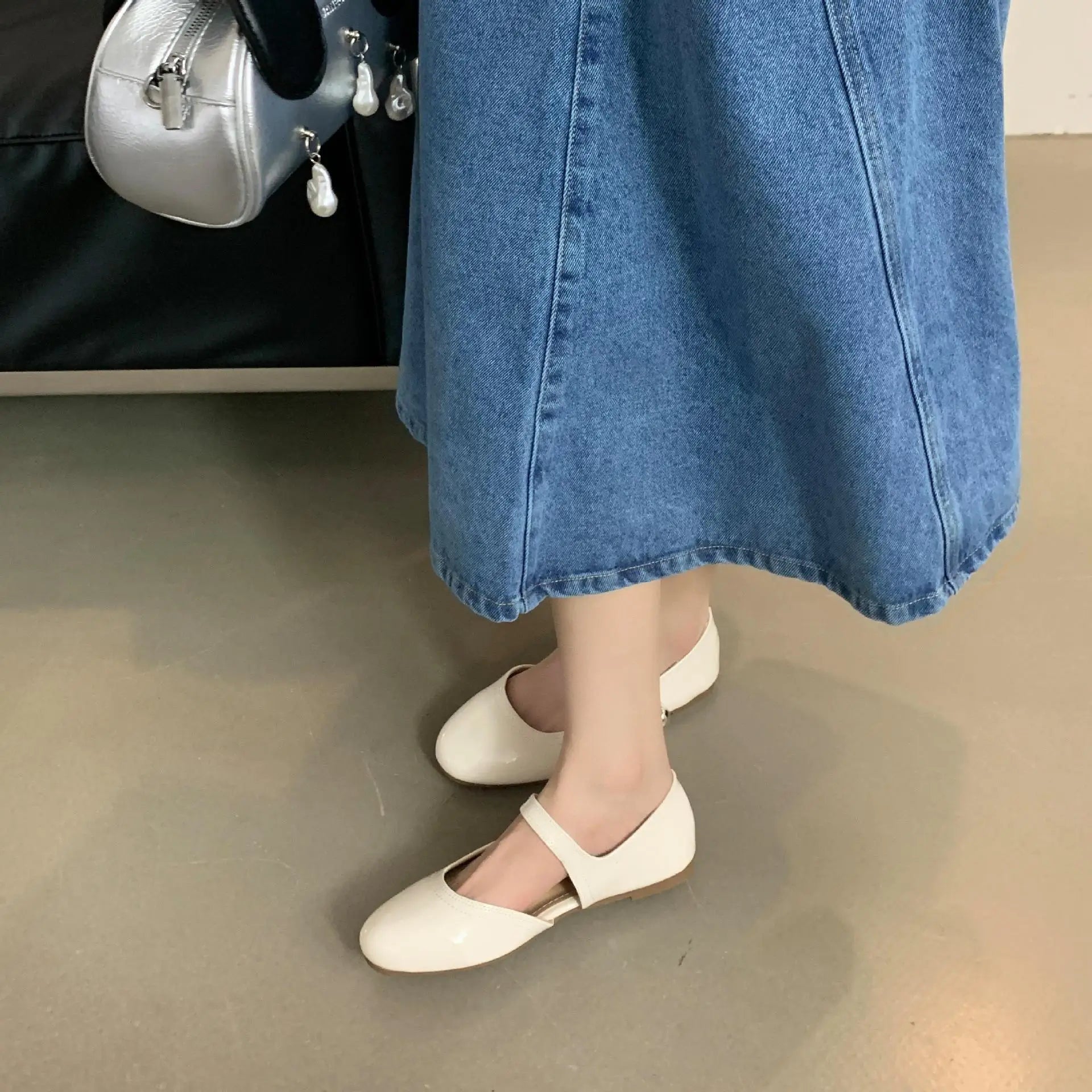 Cyflymder  Round Toe Shoes Woman Casual Female Sneakers Shallow Mouth Flats Modis Autumn New Dress Winter Cute Fall Comfortable Leisur