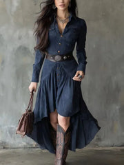 Cyflymder  2026 Spring Autumn Winter Long Sleeve Elegant Midi Dress Women's Clothing Casual Party Work Evening Sheath Office Lady Dresses