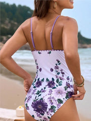 Cyflymder  2 Piece Sets Bikini With Skirt Swimwear Women Bathing Suit Summer New Ruffle Splice Beachwear Holiday Bikini Cover Ups Outfits