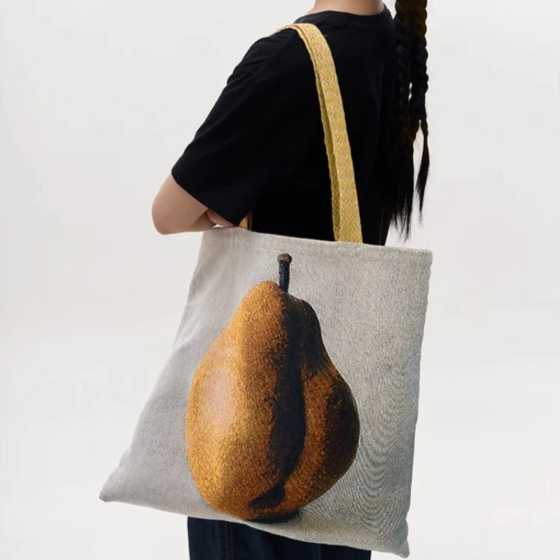 Cyflymder  Korean Vintage Print Underarm Bag Office Lady Y2k Aesthetic Fashion Chic Handbags Japanese Casual All Match Shoulder Bags Women