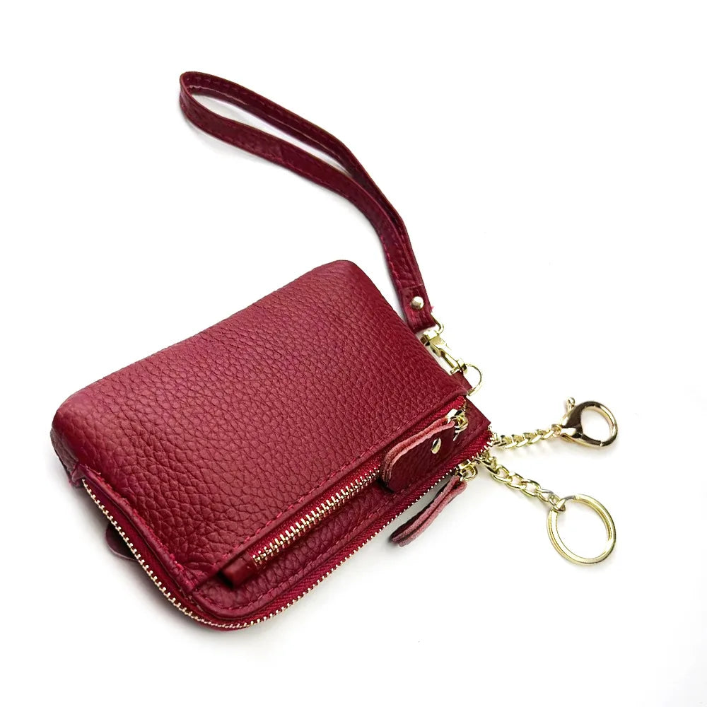 Cyflymder  Leather Coin Purse Handheld mat Multi-Functional Storage Bag New Sle Busin OL ort Wallet for Youth ex