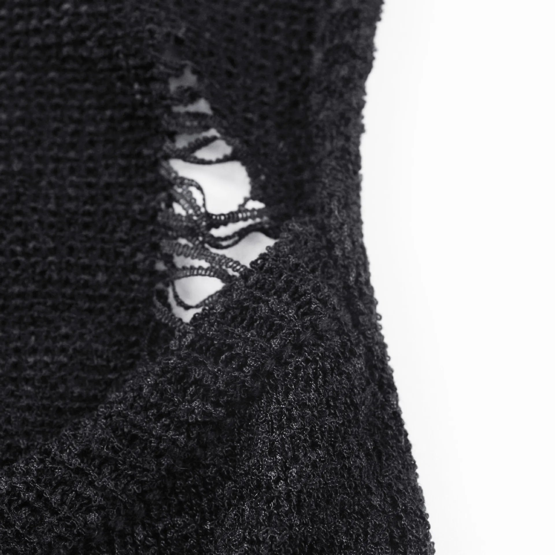 Cyflymder  Sexy Women Backless Knitted Mini Dress Crochet Knit Hollow Out Sundress Long Sleeve Drawstring Tie Up Dress Beach Clubwear Dress