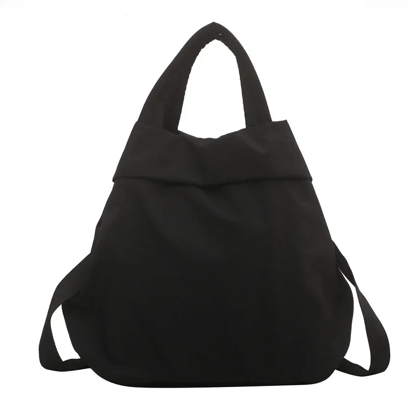 Cyflymder  Women's Casual Large Bag Ultra-light Nylon Cloth Handbag Student Class Single Shoulder Crossbody Bag Canva