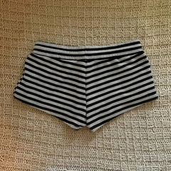 Cyflymder  Vintage Shorts Sexy Y2k 2000s Women's Shorts Streetwear Stripe Wrap Hip Hot Girl Goth Punk Summer Basics Skull Print High Stree