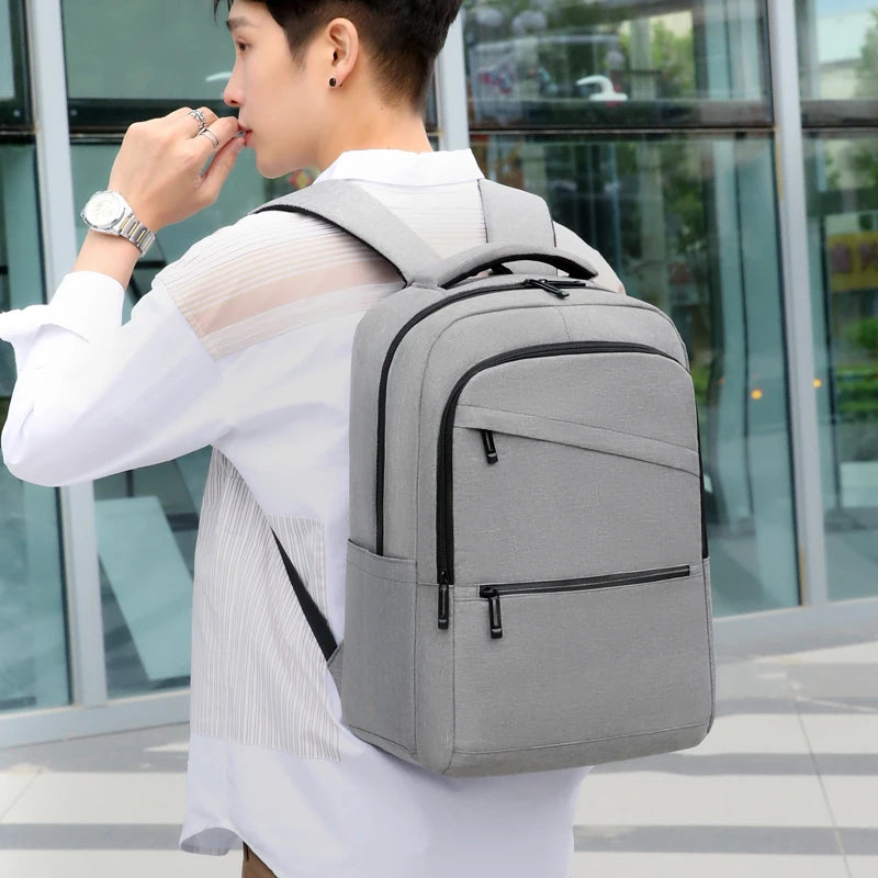 Cyflymder New Fashion Backpack Oxford Cloth Waterproof Multifunctional Handbag Large Capacity Laptop Bag 15'6 Unisex With USB Travel Bag