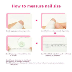 Cyflymder   10PCS Glossy 3D Carved Flowers Handmade Short Oval False Nail Pink Cat Eye with Golden Pattern Wearable Press on Nails Art Tools