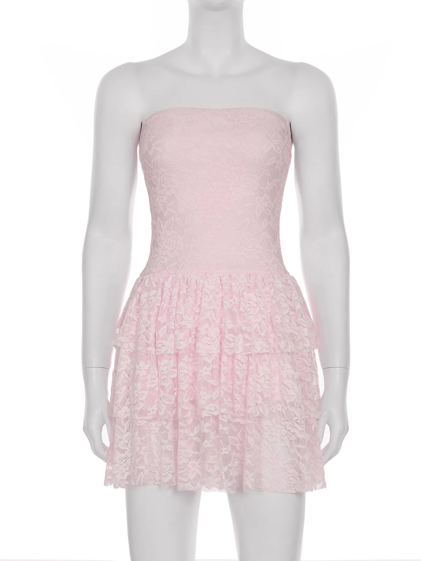Cyflymder  Holiday Slim Lace A-Line Dress Beach Style Sweet Sexy Slash Neck Sleeveless Mini Dresses For Women 2025 Summer Fashion