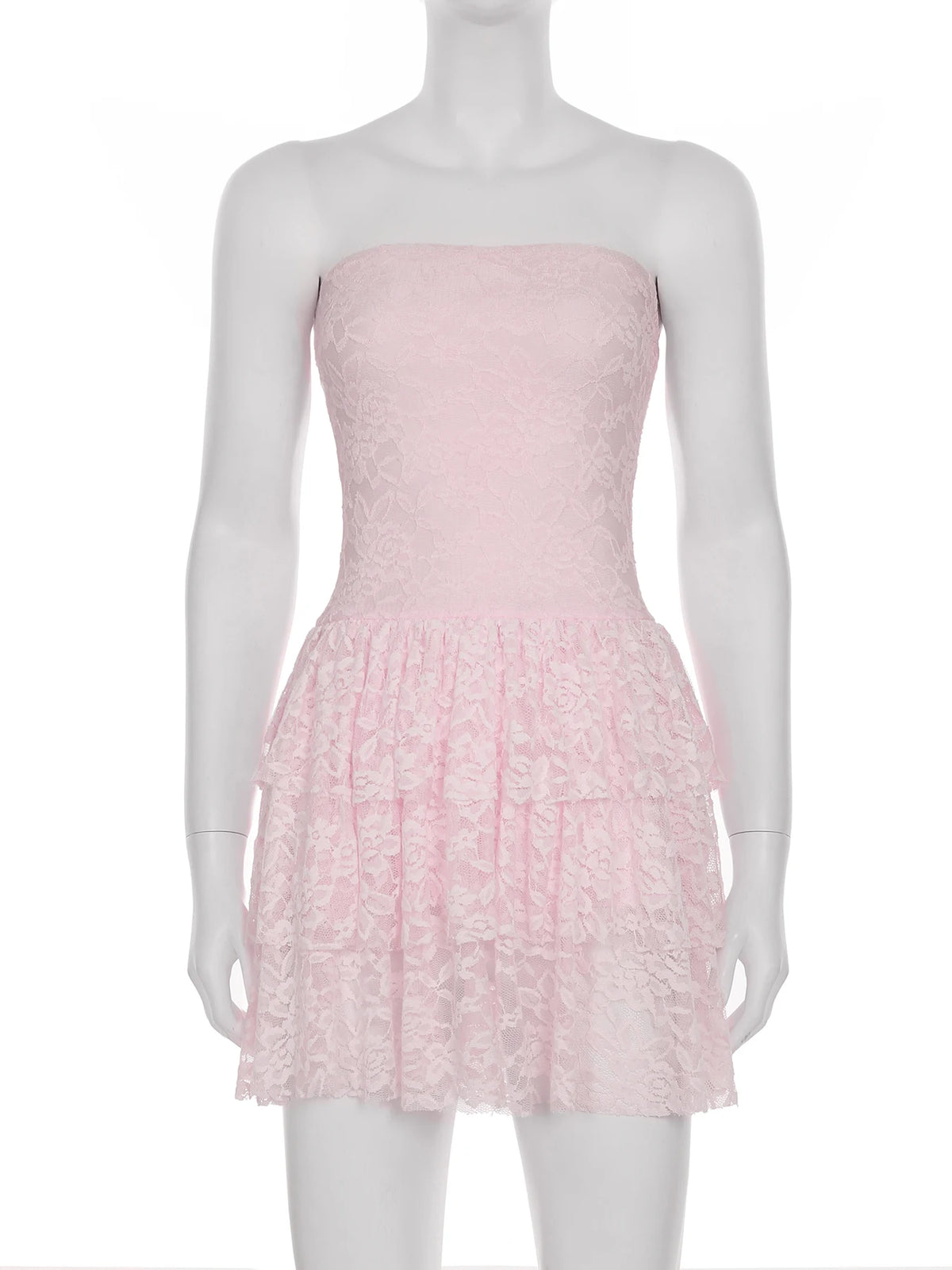 Cyflymder  Holiday Slim Lace A-Line Dress Beach Style Sweet Sexy Slash Neck Sleeveless Mini Dresses For Women 2025 Summer Fashion