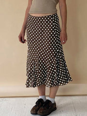 Cyflymder  Women s Boho Floral Print Maxi Skirt with High Waist and Flowy Hemline for Summer Beach Parties and Outdoor Events