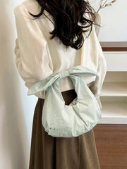 Cyflymder  Ladies Large Capacity Folded Cloud Bubble Crossbody Bag Fashionable Star Tote Bag Soft Handle Single Shoulder Slant Bag