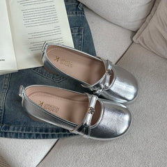 Cyflymder  Summer Fashion Comfortable Relaxation Women's Flats Sheos Square Head Soft Shoes Women Relaxation Shoes 54