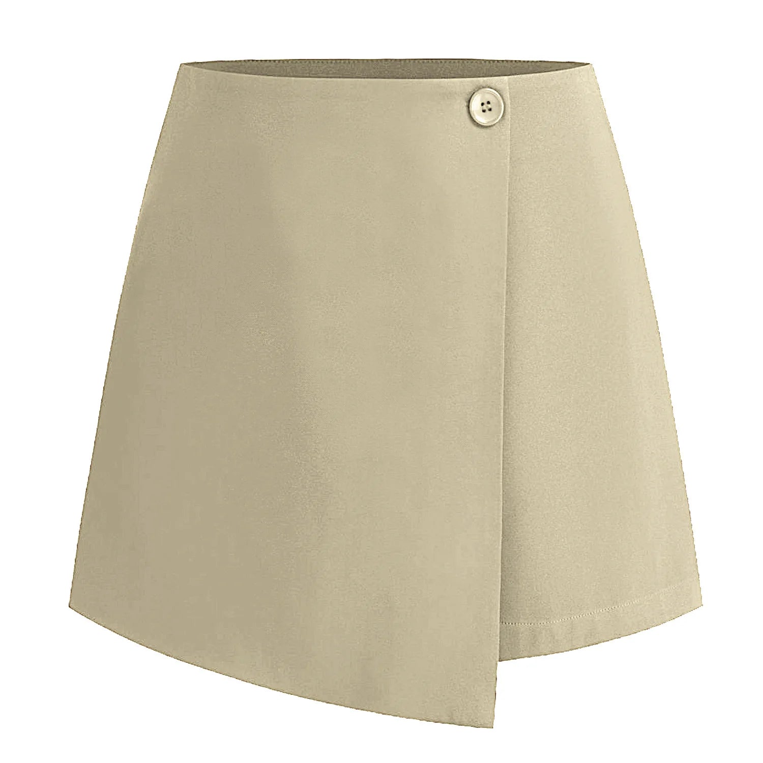 Cyflymder  Black Mini Skirt Shorts Woman Fashion One Button Skort For Women High Waist Short Skirts Woman Summer Casual Shorts