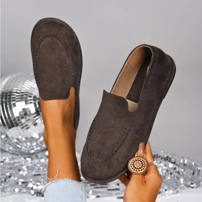 Cyflymder  Fashionable and Breathable Summer Mesh Lightweight Mother Shoes Slip on Flat Casual Non Slip Sports Vulcanized Shoes for Women