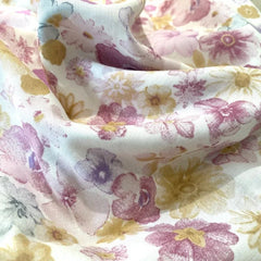 Cyflymder  Vintage Garden Plants Herbs Floral Blossom Breathable Soft Pure Cotton (1Duvet Cover+1Flat Bedsheet+ 2Pillowcases) Twin Double