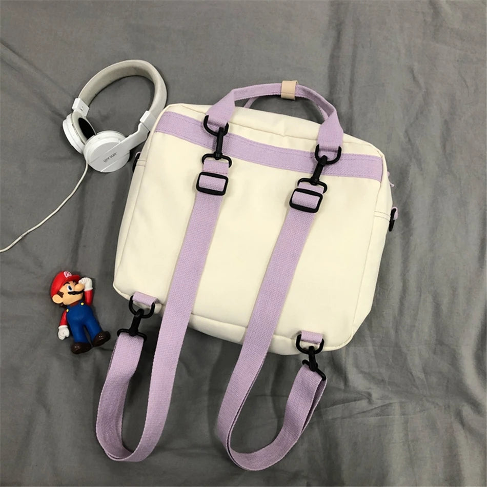 Cyflymder  Kawaii Backpack Women Back Pack Cute Mochila Japanese High School Girls Backpack School Bags for Teenage Girls Multi Pockets Sac