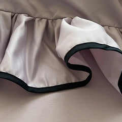 Cyflymder  Four Piece Set of 180X220Cm Washed Ice Silky Bedding Korean Ruffled Quilt Cover for Bedroom Cooling Smooth Fitted Sheet Sets