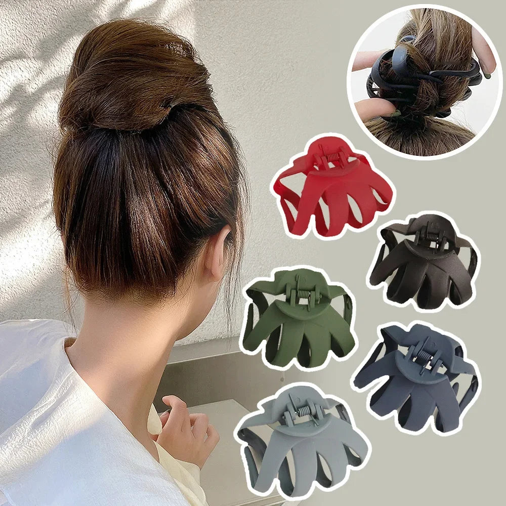 Cyflymder  Creative Octopus Hair Claw Large Size Shark Clip Headwear Women Claw Clips Daily Hair Styling Hair Accessories for Girl