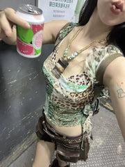 Cyflymder  American Vintage Subcultural High Street Sexy Shorts Personality Practical Y2k Aesthetic Punk Girl Bottom Harajuku Short Pants