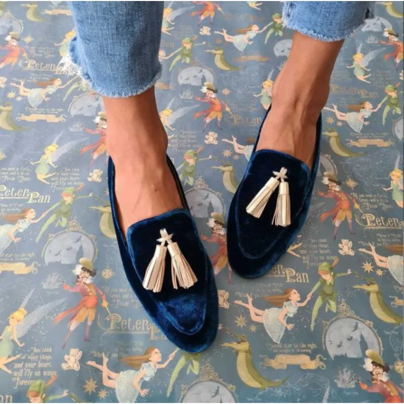 Cyflymder  Spring New Comfortable Women's Flat Shoes Fashion Solid Color Casual Big Size 34-43 Round Toe Loafers Women