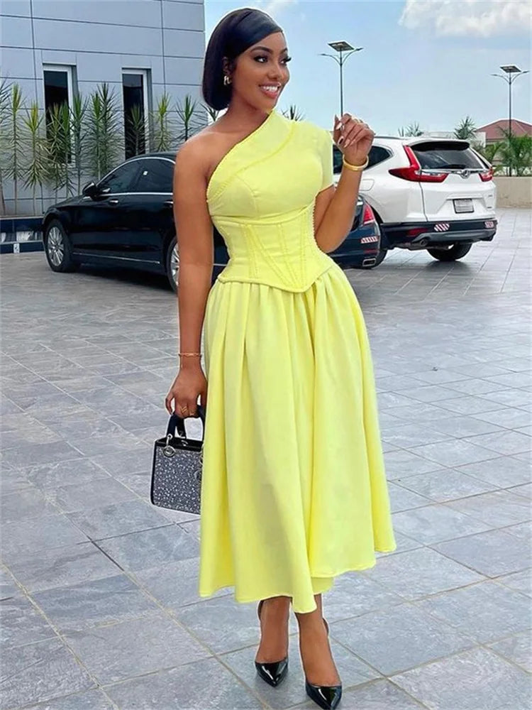 Cyflymder  Dresses for Women Summer Single Sleeveless Fashion Casual Sexy High Quality Party Office Ladies