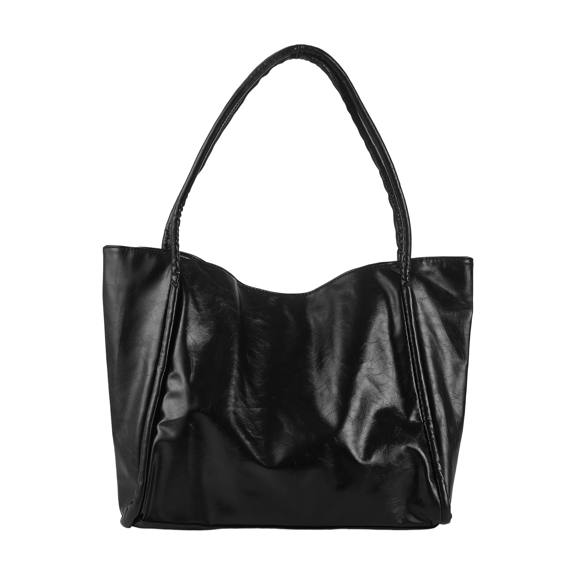 Cyflymder  Fashionable Women s Leather Tote Bag with Spacious Interior for Travel Shopping and Everyday Use - Stylish Shoulder Handbag