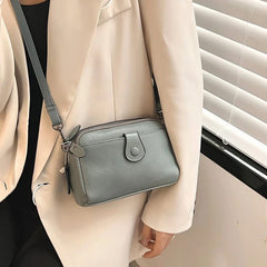 Cyflymder  Women Genuine Leather Shoulder Bag New Casual Female  Small Crossbody Bags For Women Bag Cell Phone Bag Day Clutches