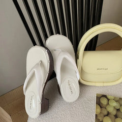 Cyflymder   Summer New Womens Shoes Exquisite Rivet Platform Flip Flops for Woman Comfort Vacation Casual Shoes Designer Shoes Zapatos Mujer