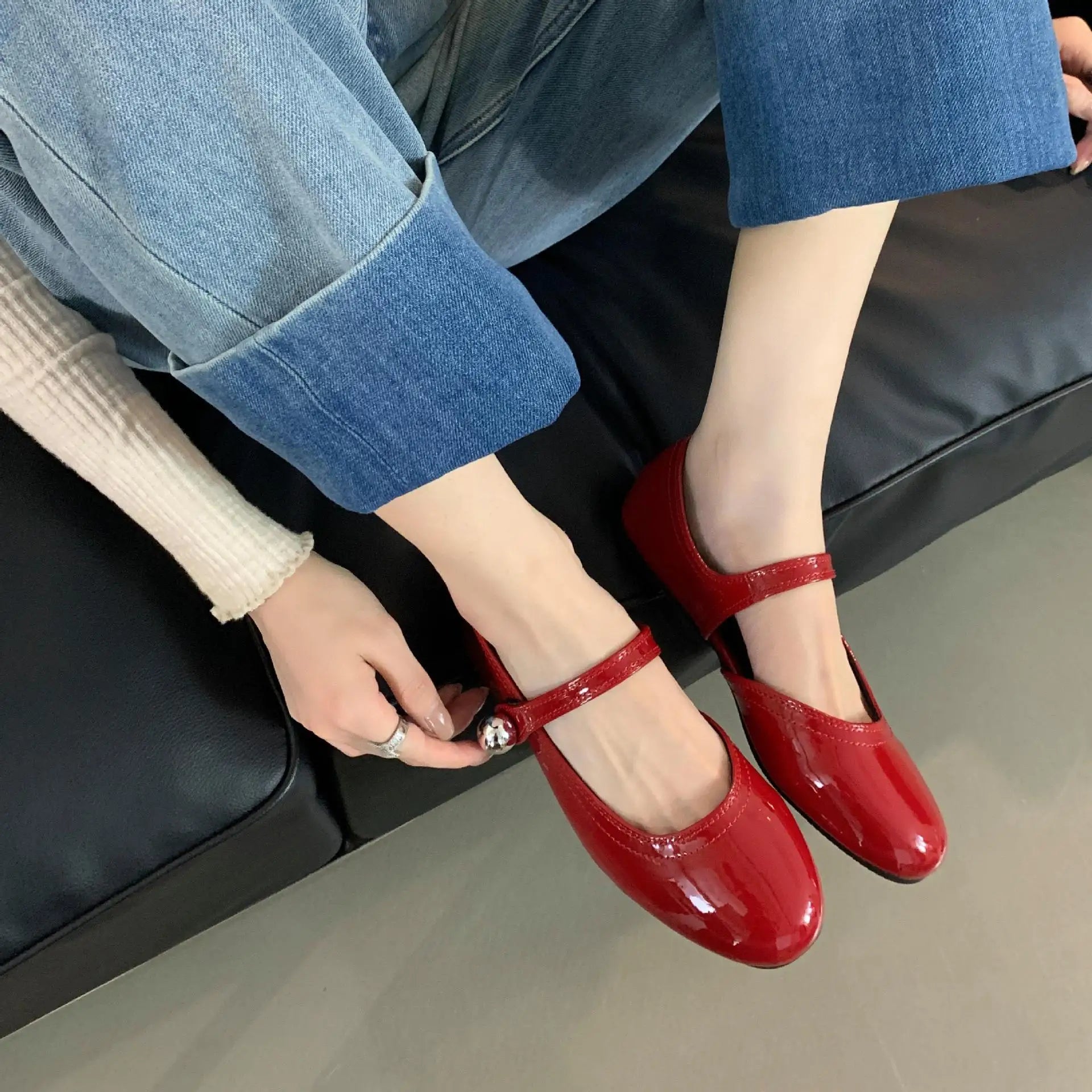 Cyflymder  Round Toe Shoes Woman Casual Female Sneakers Shallow Mouth Flats Modis Autumn New Dress Winter Cute Fall Comfortable Leisur
