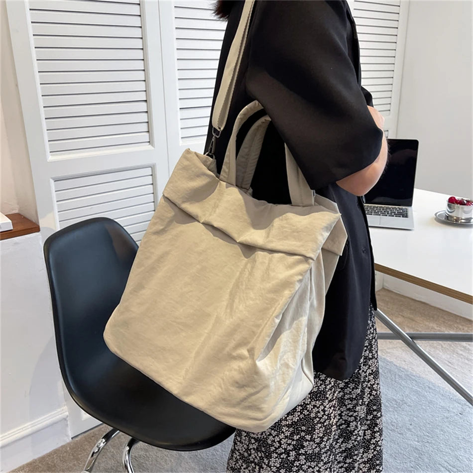 Cyflymder Women Fashion Handbag Purses Nylon Shoulder Crossbody Messenger Bags for Female Large Capacity Travel Tote Trends Shopper Bags
