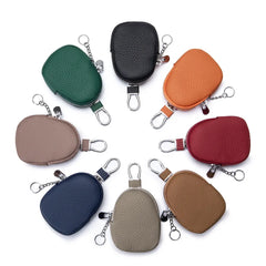 Cyflymder New Leather Coin Purse Small Women Change Wallet Personalize Mini Key Ring Pouch earphone Storage Bag girls Gift