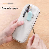 Cyflymder Japan Kokuyo Pencil Case Series Double-sided Magnetic Canvas Stationery Case Convenient Carrying Storage Pencil Bag