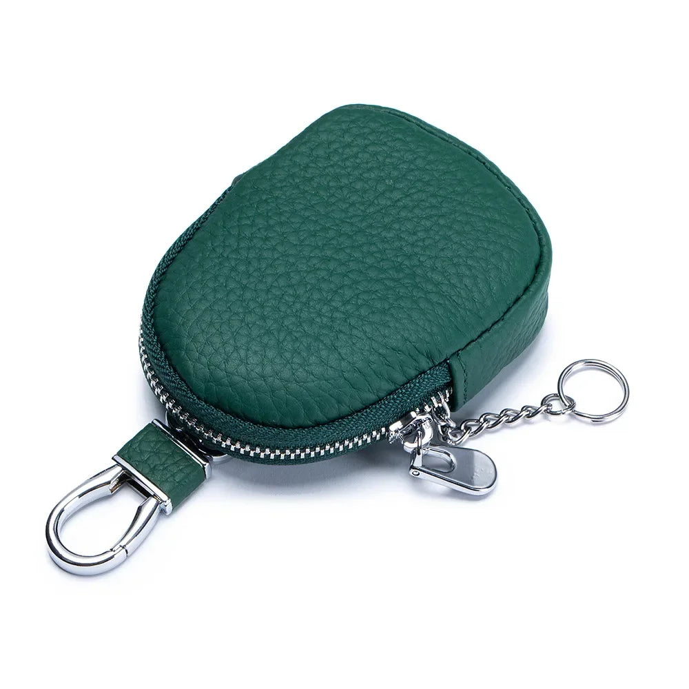 Cyflymder New Leather Coin Purse Small Women Change Wallet Personalize Mini Key Ring Pouch earphone Storage Bag girls Gift