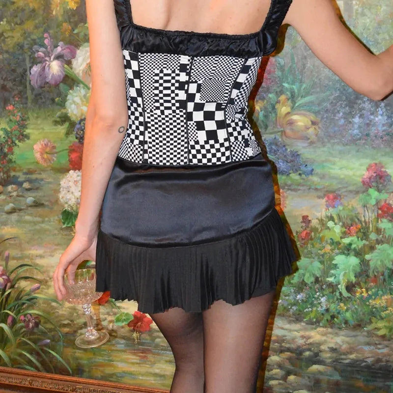 Cyflymder  Sexy Tightened Plaid  Skirt Street Sle Faionable Autumn New Arrival Women's ort f-length Skirts Polyester Fabric