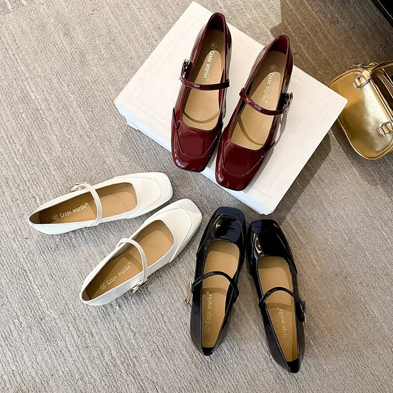 Cyflymder  Shoes Sandals Ladies Casual Heels Sexy Pump 2025 Mary Jane Square Toe Basketball Platform African Comfortable 3cm Crossdressers
