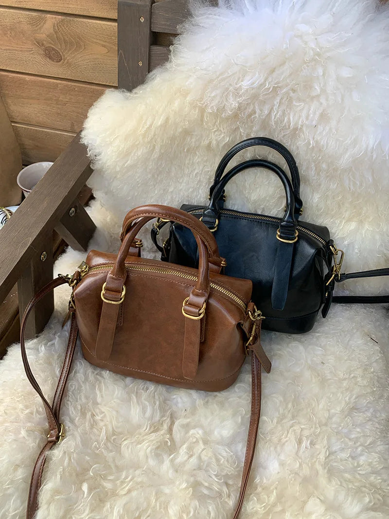 Cyflymder  Vintage Ladies Messenger Bag New Handbags for Women shoulder bags PU Leather Luxury Square Bag small totes bolsos