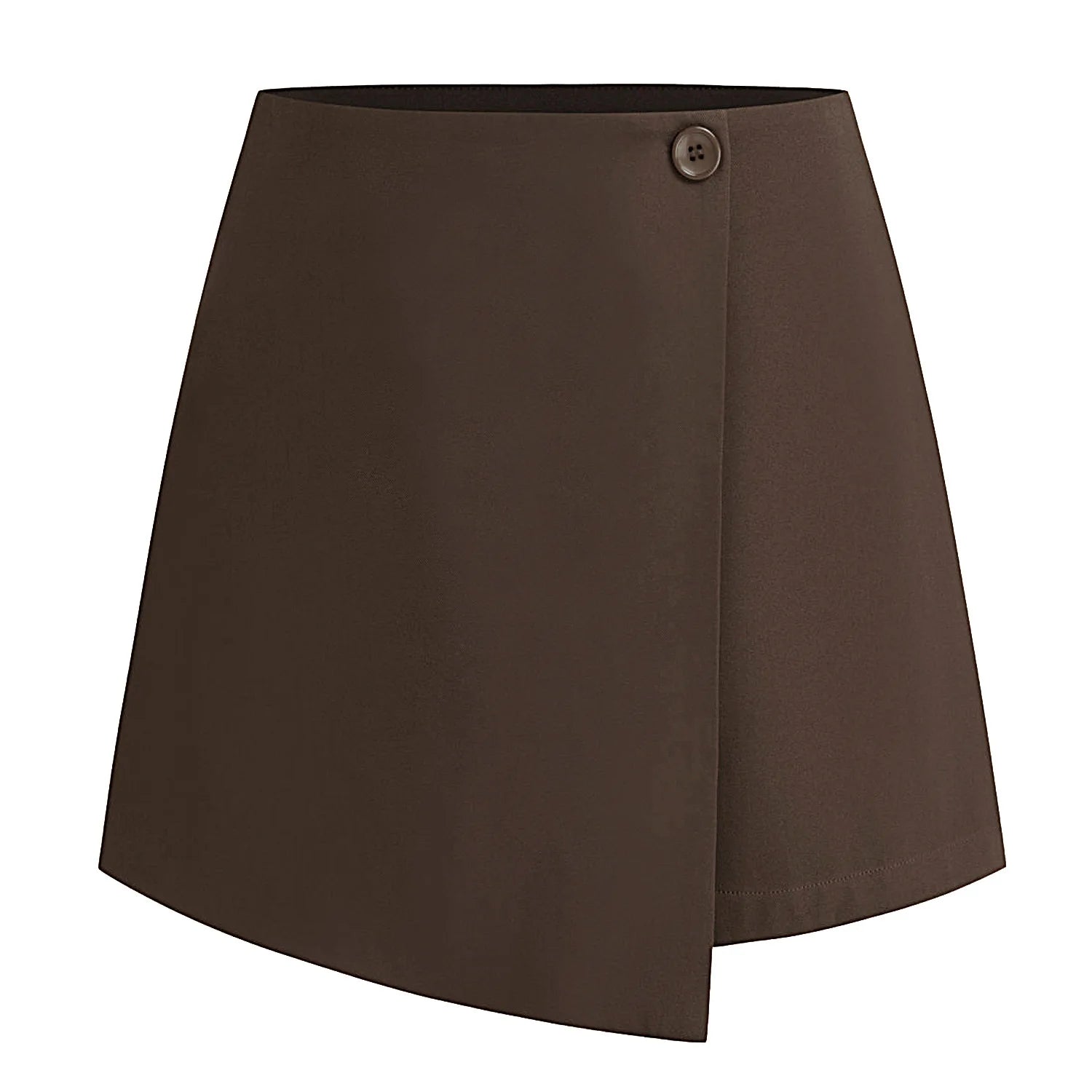 Cyflymder  Black Mini Skirt Shorts Woman Fashion One Button Skort For Women High Waist Short Skirts Woman Summer Casual Shorts