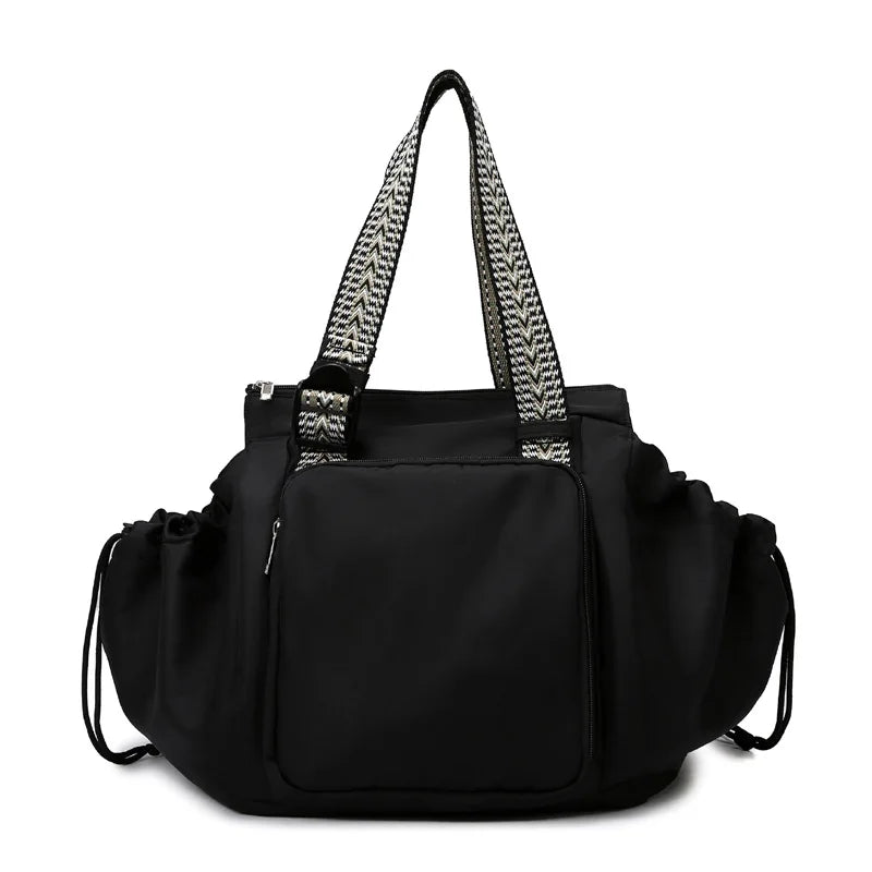 Cyflymder  Sport Versatile Backpack Gym Yoga Fitness Bag Large Drawstring Handbag Shoulder Women Tote Outdoor Shopping Rucksack Mommy Bag