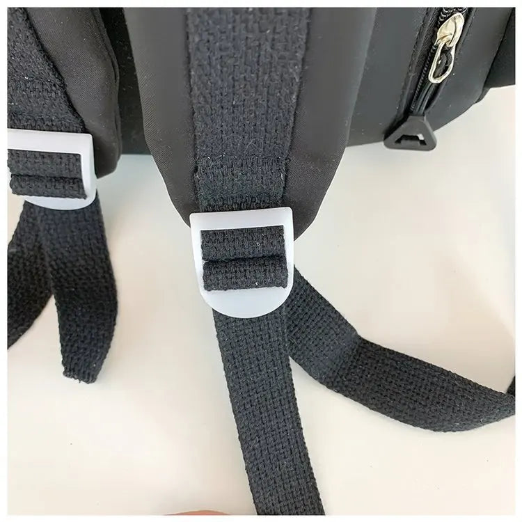 Cyflymder  Y2k Aesthetic Contrast Color Plaid Schoolbags Women Preppy Kawaii All Match Ita Bags Transparent High-capacity Student Backpacks