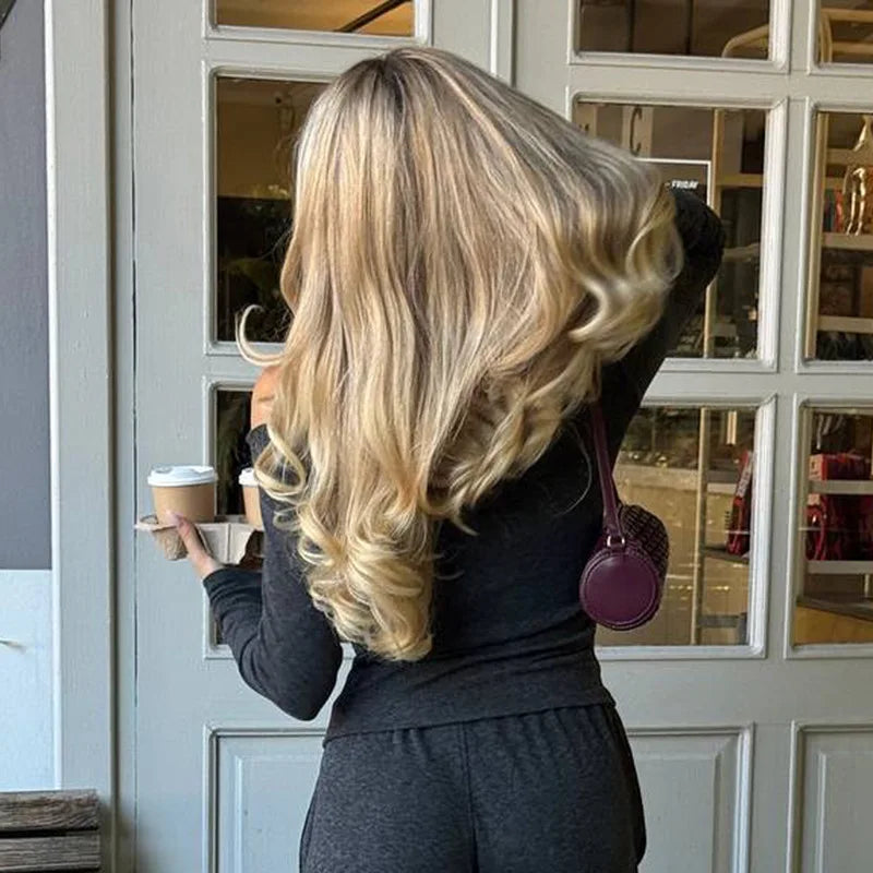 Cyflymder  Euramerican Fashion Office Lady Casual Comfortable Sexy Hot Slanted Shoulder Lrregular Basic Top Loose Trousers Y2k 2 Piece Sets