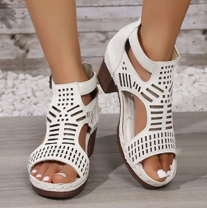 Cyflymder  Women High Heels Sandals Summer Fashion Comfort Luxury Sandals Women Designer Outdoor Beach Shoes for Women Sandalias De Mujer