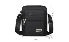 Cyflymder Waterproof Men Crossbody Bags Male Nylon Shoulder Bags Boy Messenger Bag Man Handbags For Travel Casual Large Satchel Grey Bags