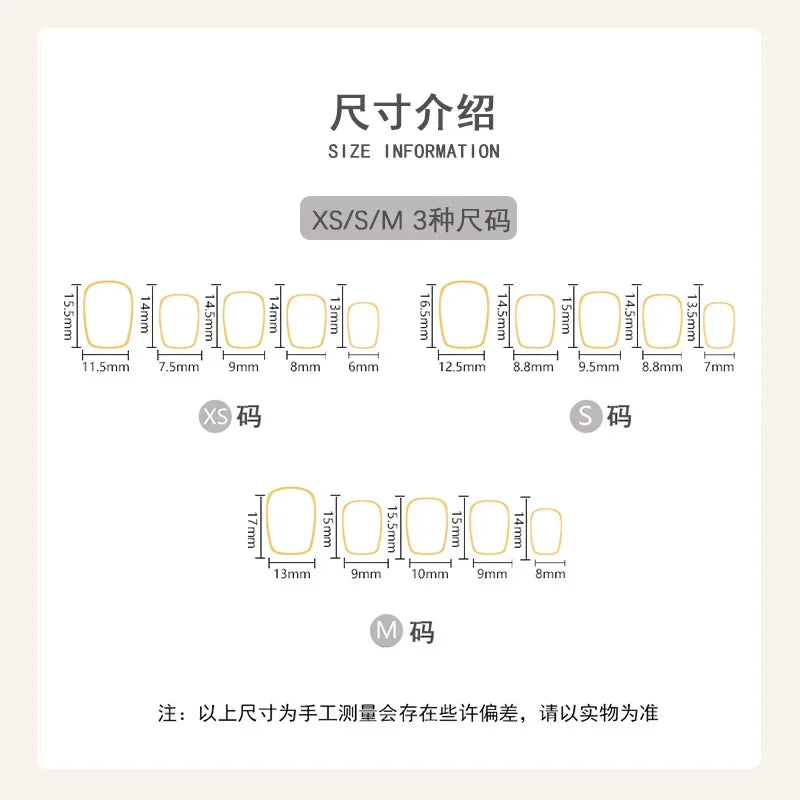 Cyflymder  10Pcs Candy Color Gradient Press Fake Nails Full Cover Cat Magnetic Design French Almond Fake Nails Wearable Manicure Nail Tips