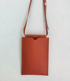 Cyflymder Fashion women's mobile phone wallet bag PU leather messenger solid color mini mobile phone bag holder tote bag pocket
