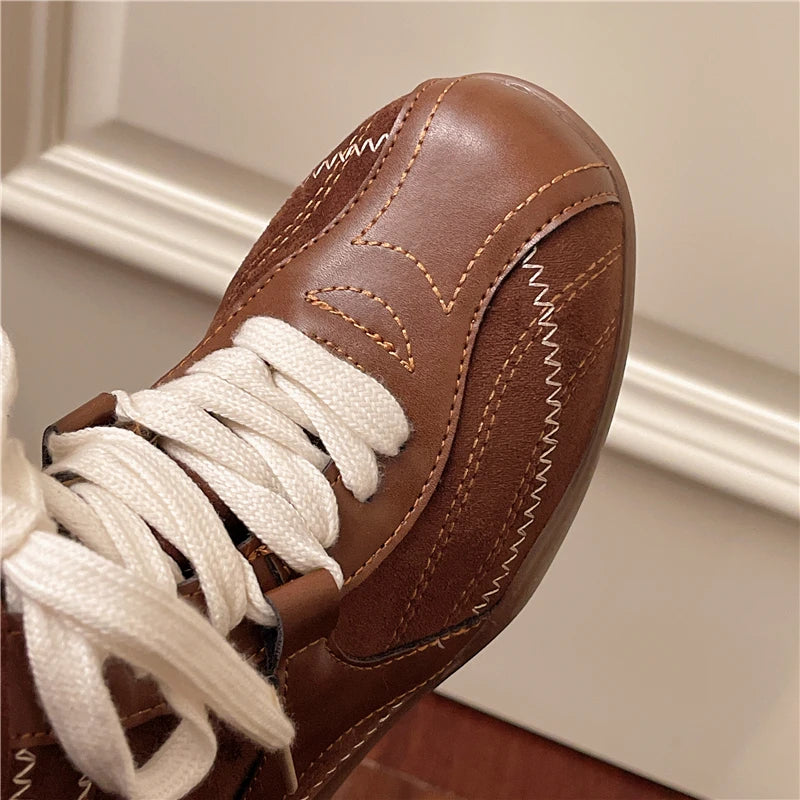Cyflymder  High-top German training Shoes for Women's 2025 New Inner Height Increase 5CM Microfiber Sports Boxing Short Boots Sneakers
