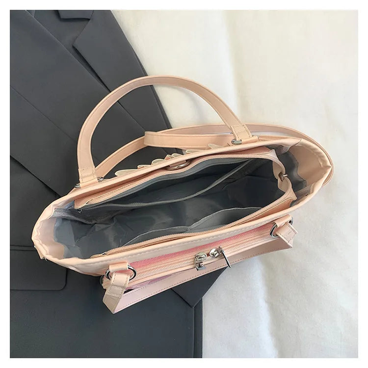 Cyflymder  Korean Y2k Aesthetic Transparent Backpacks Vintage All Match Casual Shoulder Ita Bags Streetwear Women Simple Handbags Crossbody