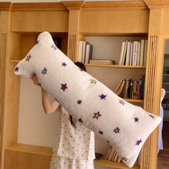 Cyflymder   Fleece throw pillow milk fleece throw pillow long bed head by maternity throw pillow pinch leg waist rest